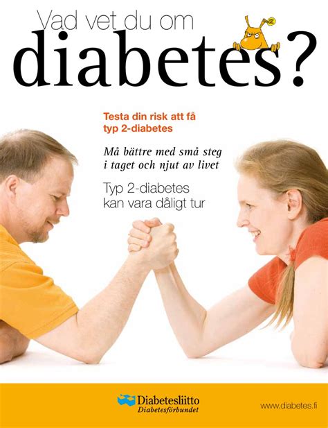 Diabetes (mindre risk om den